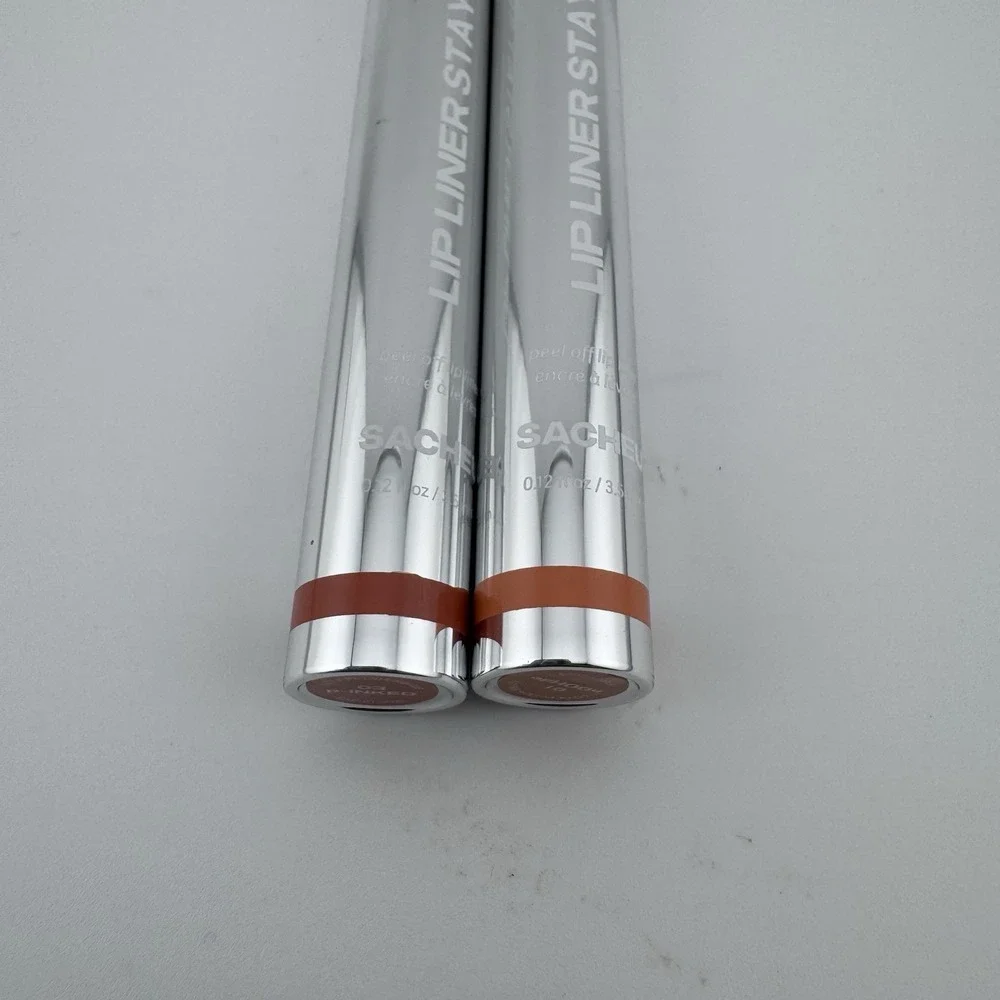 2 Pack SACHEU PEEL-OFF LIP LINER STAY-N SHADE P-INKED 03 & NOOHde 01